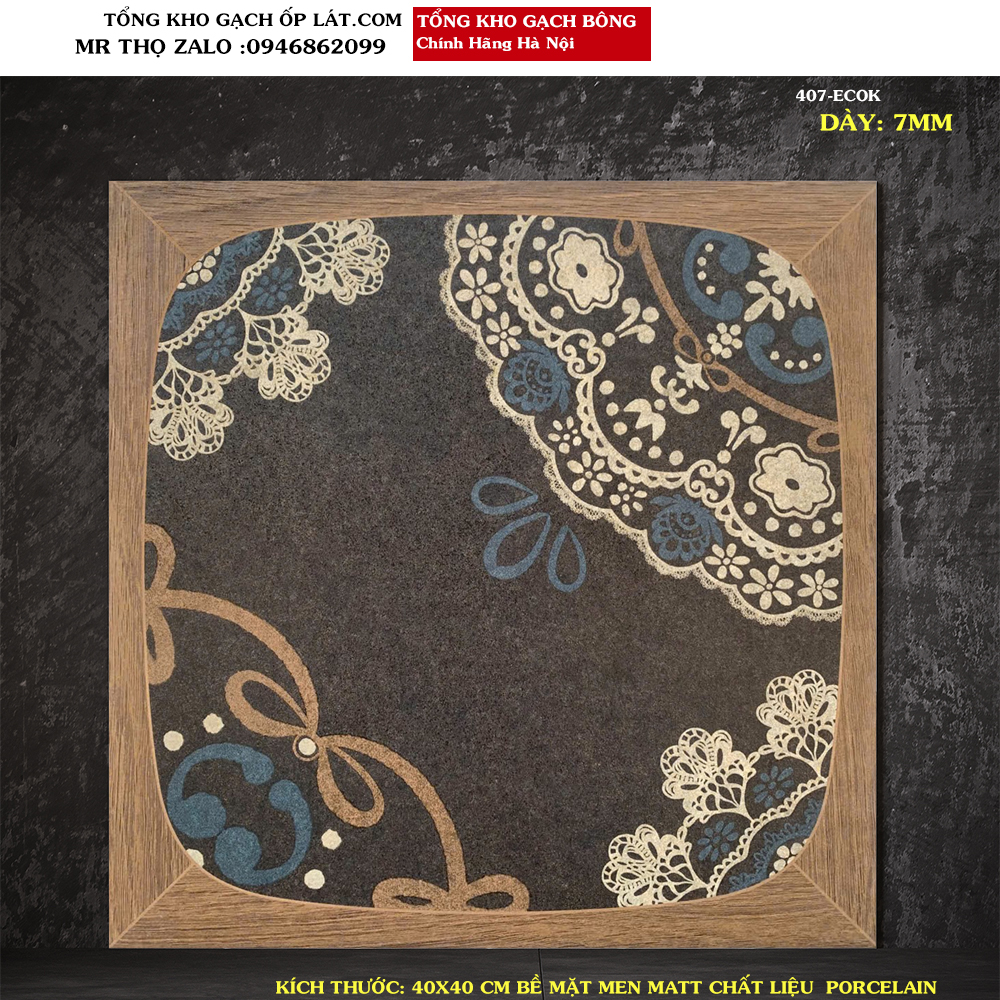 Gạch bông cổ điển 40x40 407